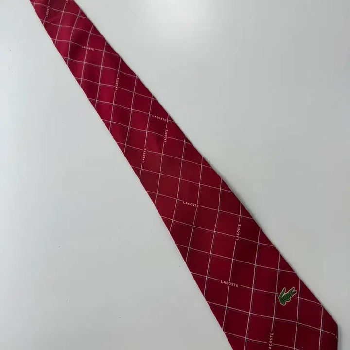[BUNJANG] Lacoste Classic Silk Necktie 8.3cm / 라코스테(lacoste) 클래식 실크 넥타이 8.3cm