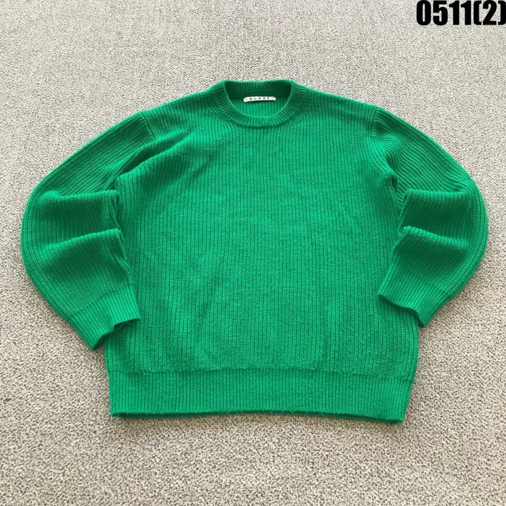 [BUNJANG] SUARE Green Knit Sweater L / SUARE 그린 니트 스웨터 L