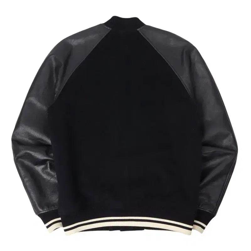 [BUNJANG] A.P.C. Leather Teddy Stadium Jacket XS / 아페쎄 레더 테디 스타디움 자켓