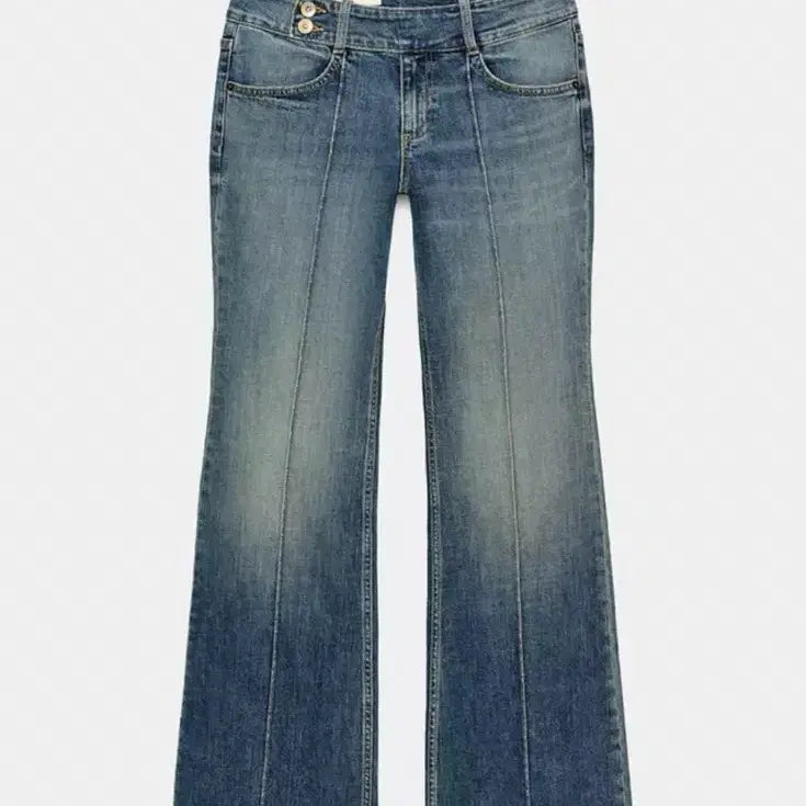 [BUNJANG] Zara TRF Low-Rise Bootcut Jeans EU34 / zara 자라 TRF 부츠컷 로우라이즈 청바지 EU34 (KR24)