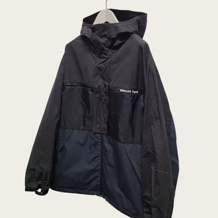 [BUNJANG] Moncler x Fragment Warren Windbreaker Jacket Black Navy Size 3 / [3] 몽클레어 X 프라그먼트 블랙 네이비 워렌 바람막이 자켓
