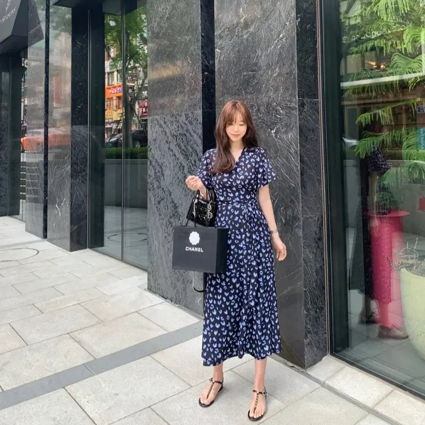 [BUNJANG] Handmade Cowhide Sandals (Black, 3cm Heel) / (6->3.5)도시그리고여자 제작 소가죽 샌들