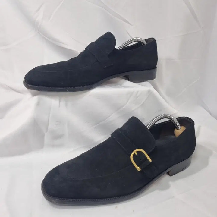 [BUNJANG] MisoPe Mario Suede Buckle Loafers / 빈티지하서 275 미소페 Mario 스웨이드 버클 구두 로퍼