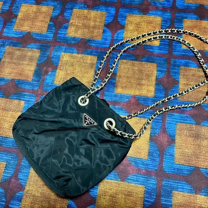 [BUNJANG] Prada Vintage Quilted Chain Mini Bag / 빈티지 프라다 퀼팅 체인 미니백 정품