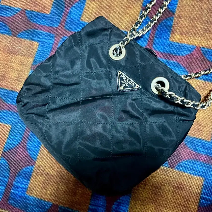 [BUNJANG] Prada Vintage Quilted Chain Mini Bag / 빈티지 프라다 퀼팅 체인 미니백 정품