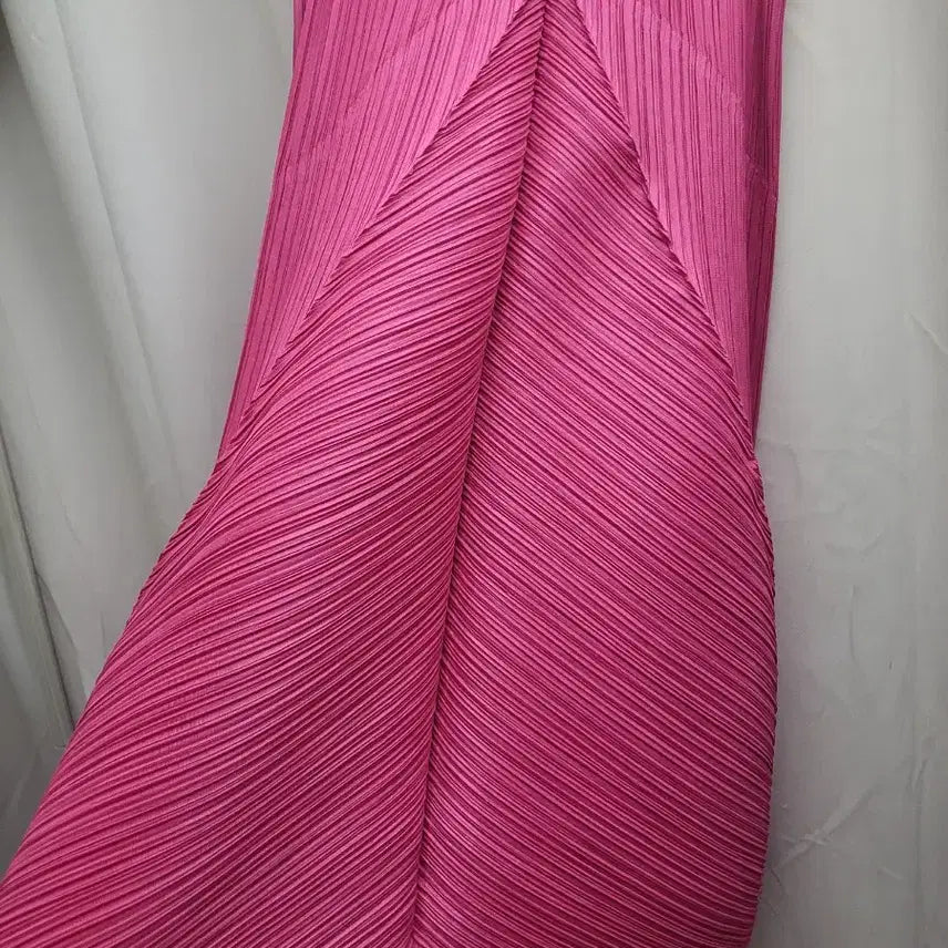 [BUNJANG] Pleats Please Pink Pleated Midi Skirt / 플리츠플리즈 핑크 스커트 판매해요.
