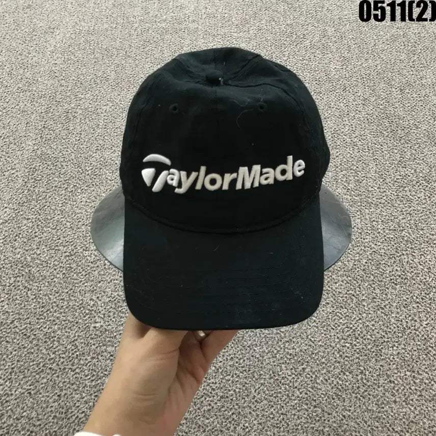 [BUNJANG] TaylorMade Black Ball Cap Hat / 테일러메이드 블랙 볼캡 모자
