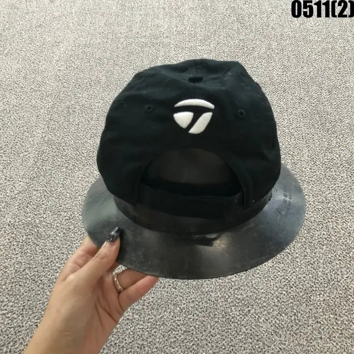 [BUNJANG] TaylorMade Black Ball Cap Hat / 테일러메이드 블랙 볼캡 모자