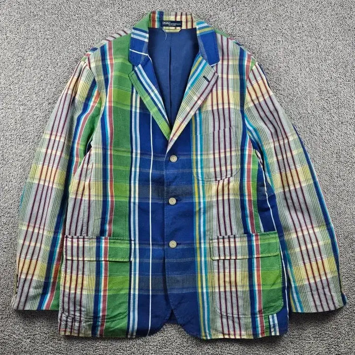 [BUNJANG] Polo Ralph Lauren Multi Check Blazer Jacket XL / 폴로랄프로렌 블레이져 자켓 ( XL ) / 12178