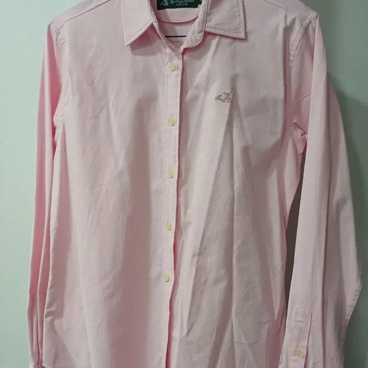 [BUNJANG] Royal County Polo Club Pink Long-Sleeve Shirt / 로얄카운티 폴로클럽 핑크색 긴팔 셔츠