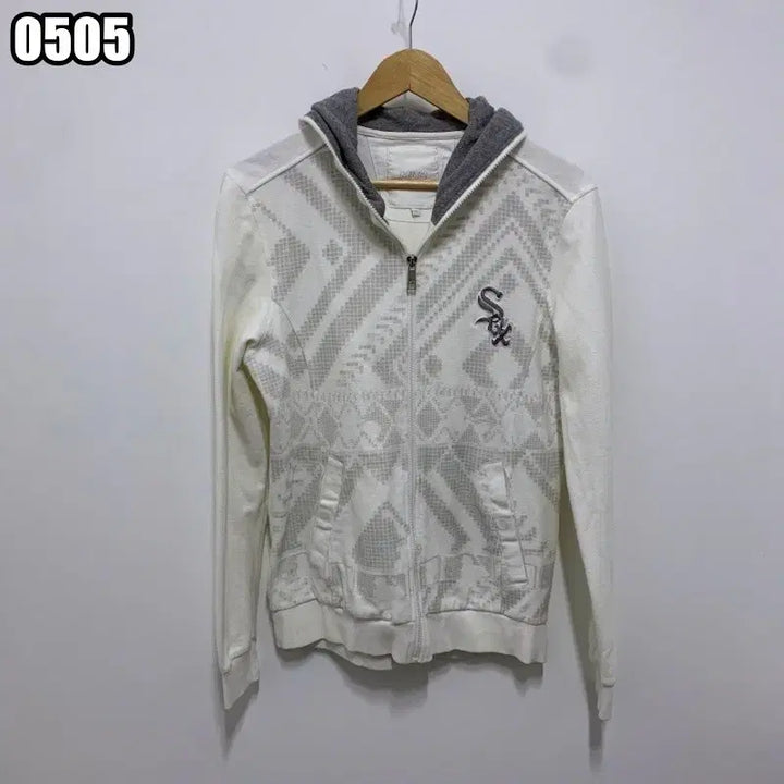 [BUNJANG] MLB Chicago White Sox Colorblock Paisley Hoodie Zip-up / M MLB 시카고 화이트삭스 배색 페이즐리 후드집업