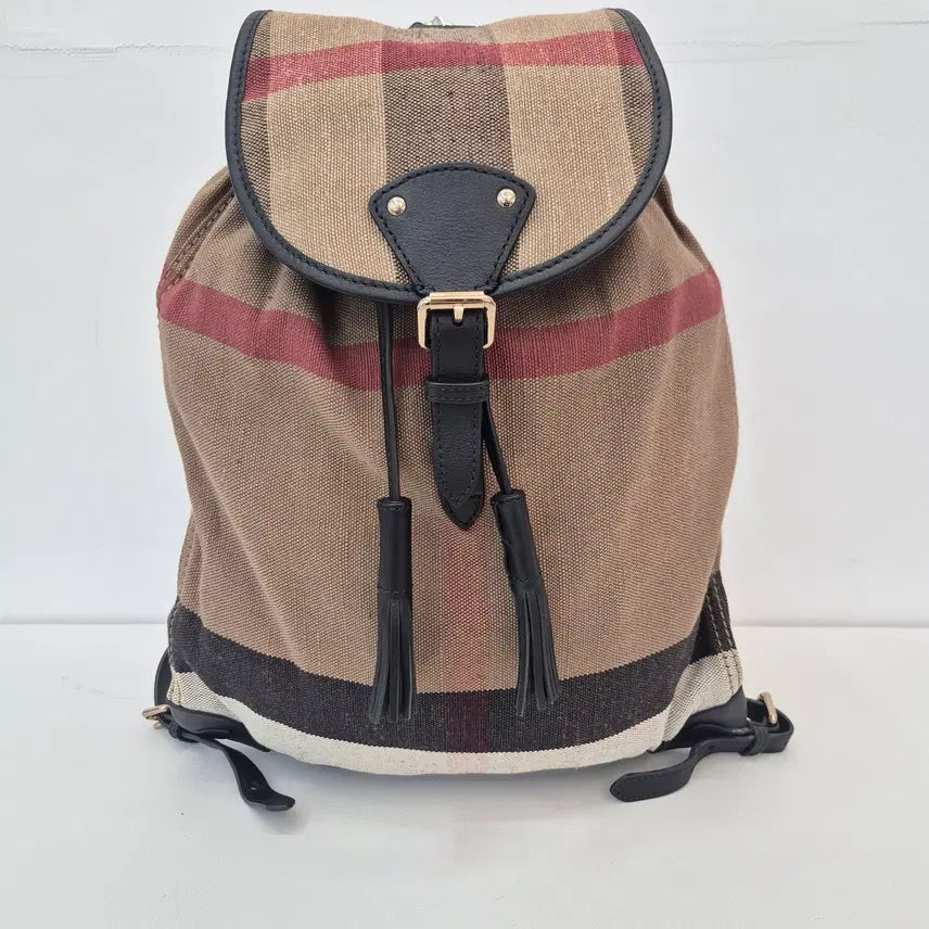 [BUNJANG] Burberry Canvas Medium Backpack 4012430 / [중고 명품 럭스올 울산점] 버버리 캔버스 미디엄 백팩 4012430