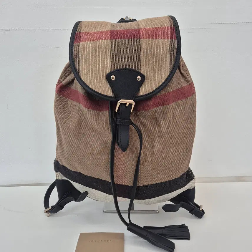 [BUNJANG] Burberry Canvas Medium Backpack 4012430 / [중고 명품 럭스올 울산점] 버버리 캔버스 미디엄 백팩 4012430