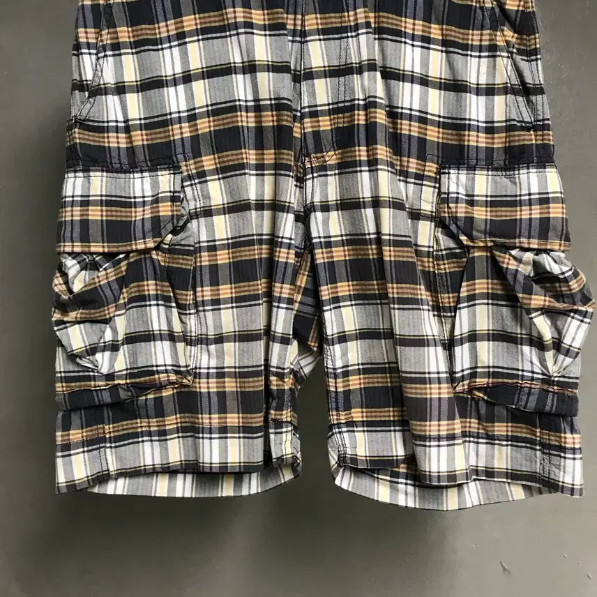 [BUNJANG] Polo Ralph Lauren Checked Cargo Shorts Size 32 / 폴로 랄프로렌 체크 카고 반바지 32
