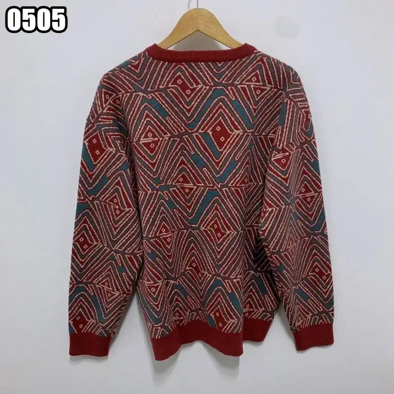[BUNJANG] Thisisneverthat African Jacquard Knit Sweater / M 디스이즈네버댓 아프리칸 자카드 니트 스웨터