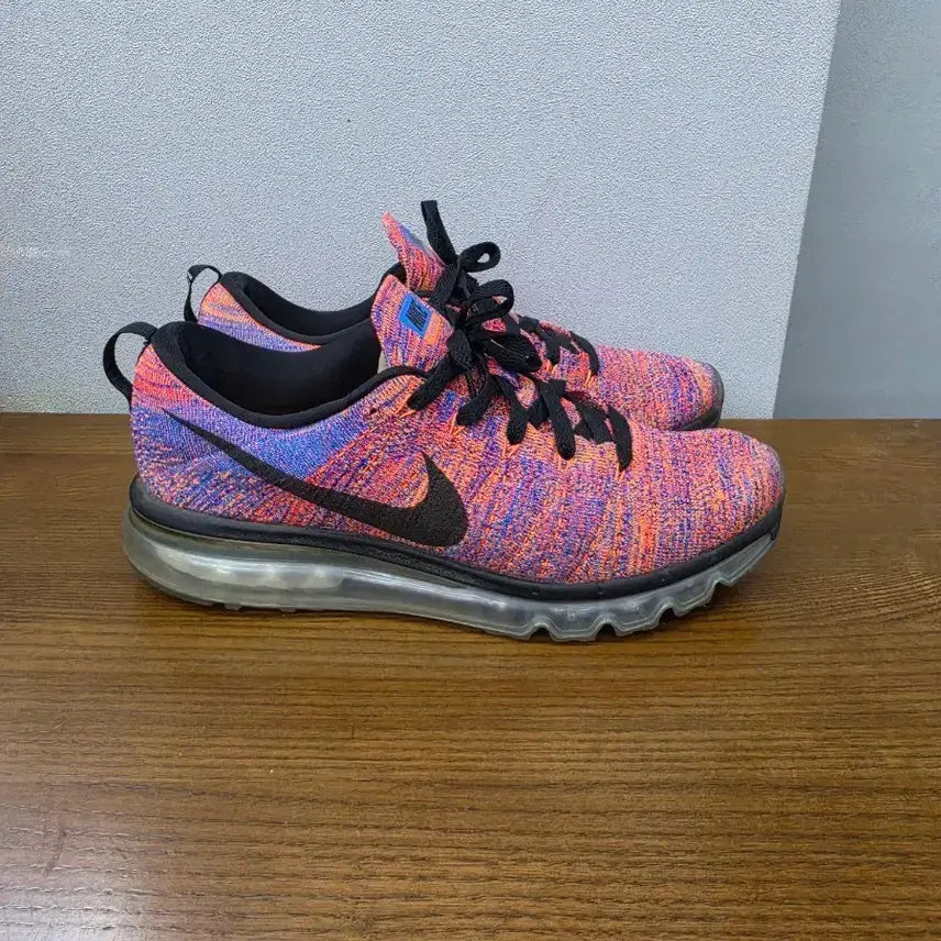 [BUNJANG] Nike Flyknit Max Multicolor Running Shoes US 9.5 / 나이키 플라이니트 맥스 멀티 컬러