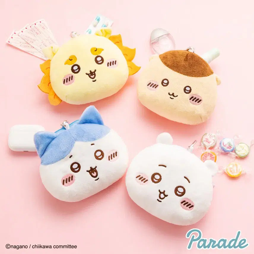 [BUNJANG] Chikawa Parade Ribbon Pouch Keyring (Sealed) / [미개봉] 치이카와 릴패스 파우치 키링 퍼레이드 치이카와