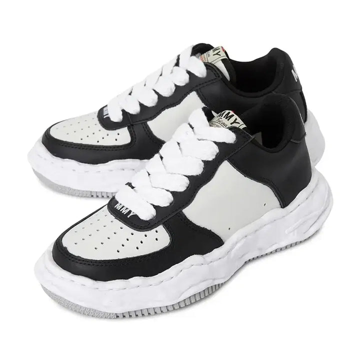 [BUNJANG] Mihara Yasuhiro Wayne Sneakers Black &amp; White Size 42 / 미하라야스히로 / 웨인 스니커즈 / 블랙 &amp; 화이트 / 42 사이즈