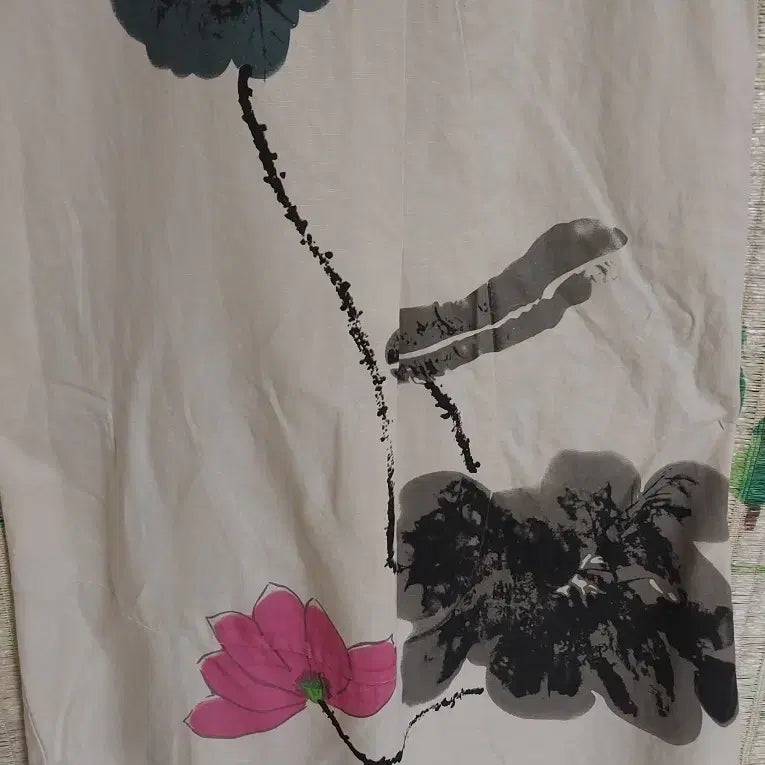[BUNJANG] Flower Printing Short Sleeve Dress / 플라워 프린팅 반팔 원피스