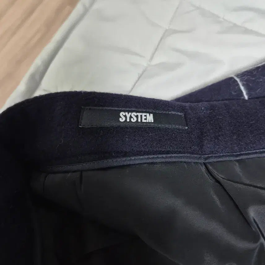 [BUNJANG] SYSTEM 100% Wool Check Pants Size 86 / SYSTEM 시스템 모100% 체크 팬츠 86사이즈