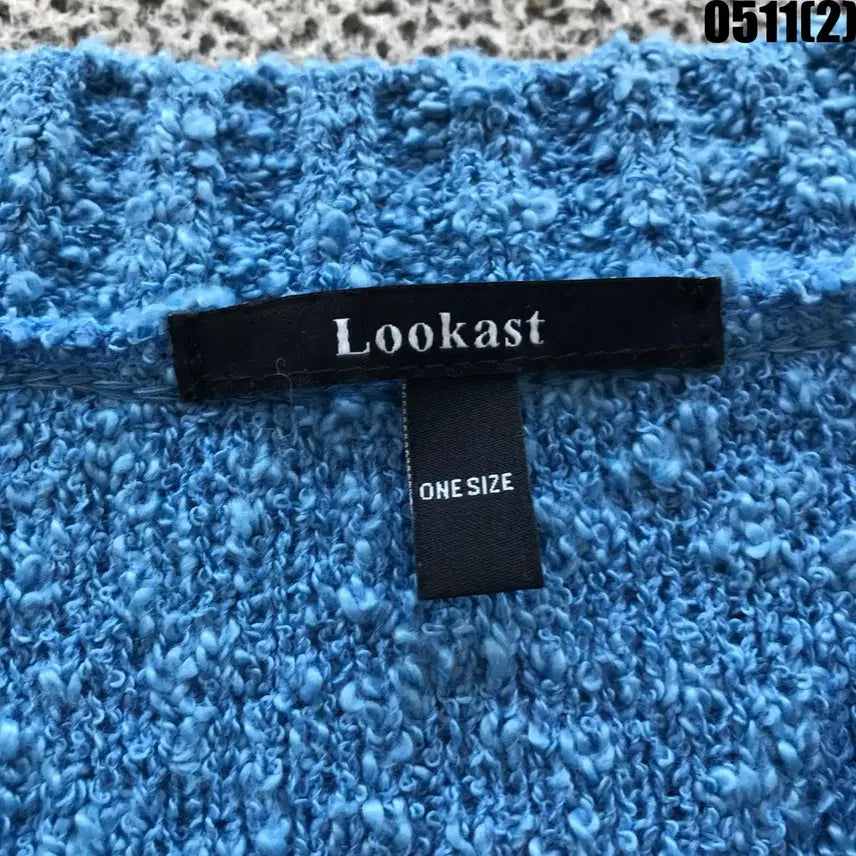 [BUNJANG] Lookast V-Neck Knit Vest Blue / Lookast 브이넥 니트 조끼 블루 f