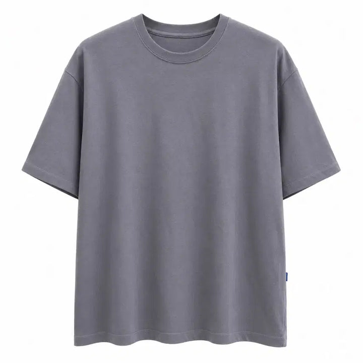 [BUNJANG] Document Oversized Short-Sleeve T-Shirt Charcoal M / 도큐먼트 오버사이즈 반팔티 차콜 M
