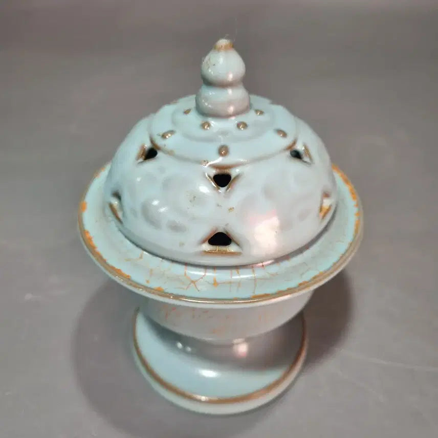 [BUNJANG] Goryeo Celadon Incense Burner / 여요 천청유청자 향로. 높이 14.5