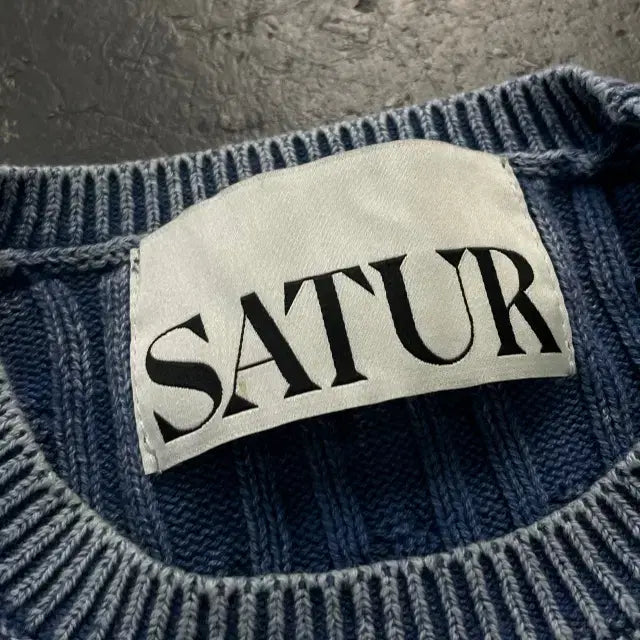 [BUNJANG] Satur Classic Dyed Cable Knit Sweater / 95 세터 Satur 클래식 다이드 케이블 니트