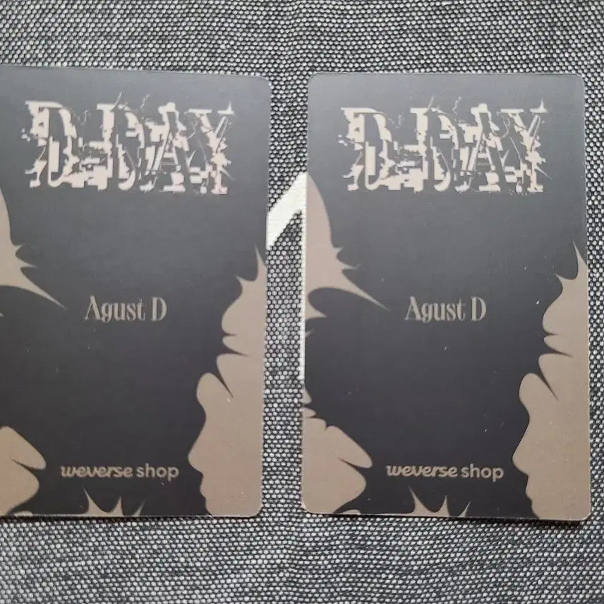 [BUNJANG] SUGA D-Day Weverse Shop Pre-order Bundle Set Photocard / 일괄) 윤기 디데이 위버스샵 예판 특전 포카 슈가
