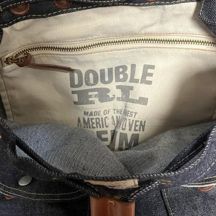 [BUNJANG] RRL Denim Rucksack Backpack / 더블알엘(RRL) 데님 럭색 백팩
