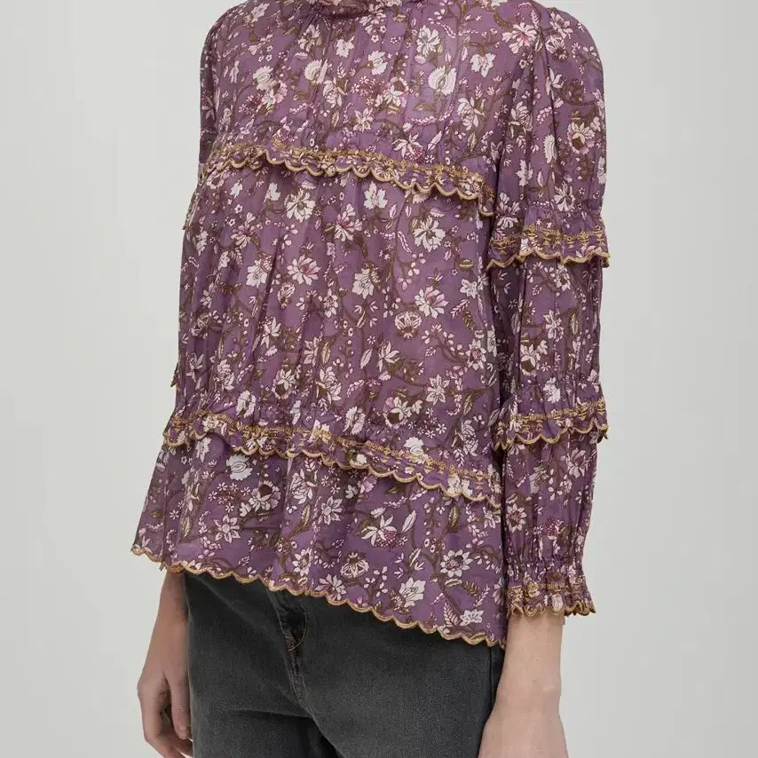 [BUNJANG] Isabel Marant Etoile Floral Blouse / 이자벨마랑 에뚜왈 플로랄 블라우스 36