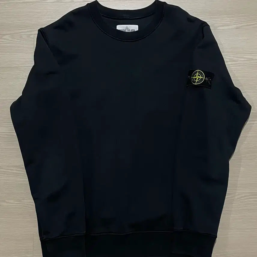 [BUNJANG] Stone Island Black Sweatshirt XL / [105] 스톤아일랜드 블랙 맨투맨 XL