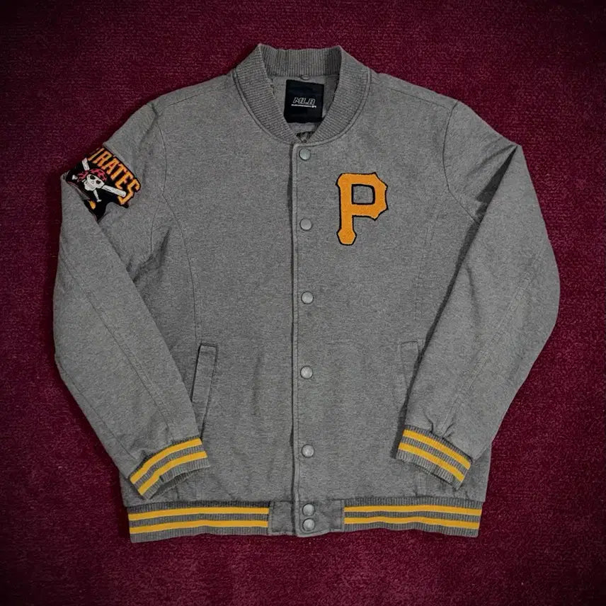 [BUNJANG] MLB Stadium Jacket Grey Size 110 / 엠엘비 MLB 스타디움 자켓 그레이 110