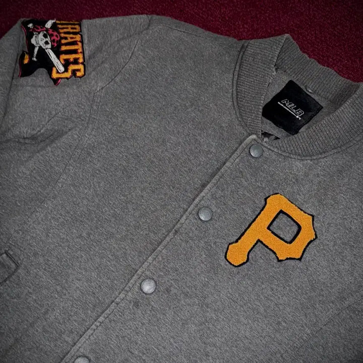 [BUNJANG] MLB Stadium Jacket Grey Size 110 / 엠엘비 MLB 스타디움 자켓 그레이 110