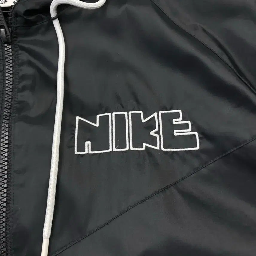 [BUNJANG] Nike New Big Logo Black Windbreaker Jacket / 나이키 신형 빅로고 블랙 바람막이 자켓