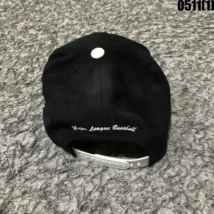 [BUNJANG] MLB LA Black Snapback Hat Zebra Pattern / MLB LA 검정색 스냅백 모자 얼룩말 패턴