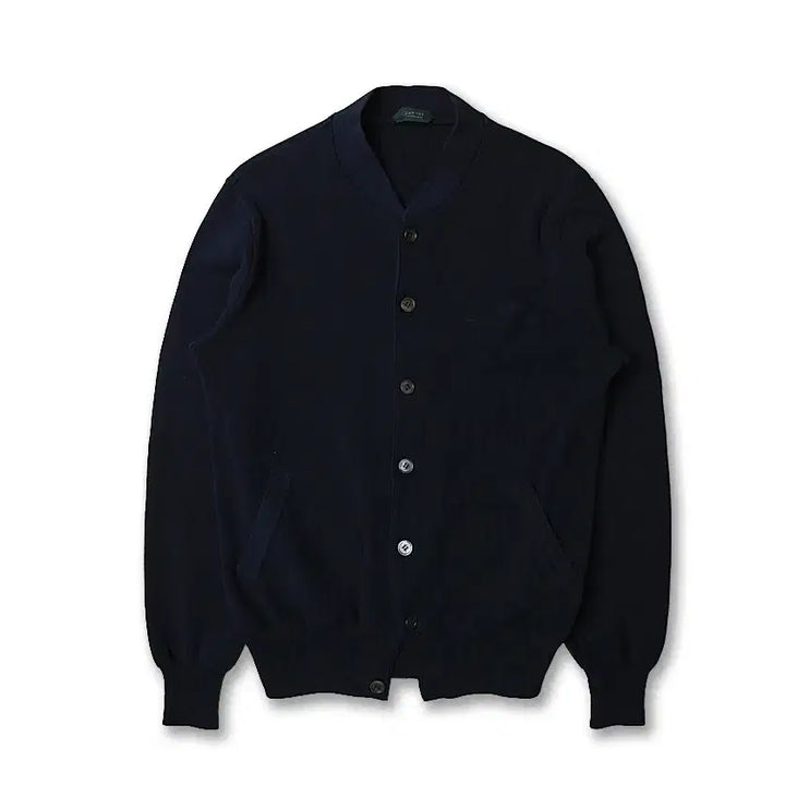 [BUNJANG] Zanone Navy Cotton Knit A1 Jacket / 자노네 [Zanone] 네이비 코튼 니트 이태리 A1 자켓