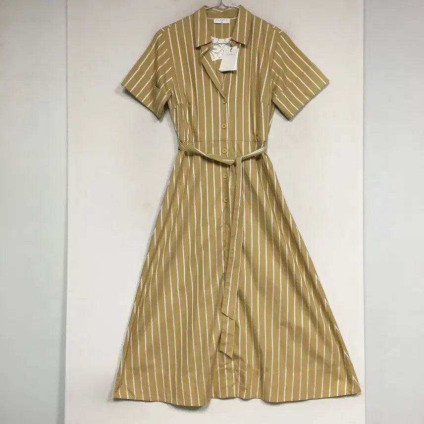 [BUNJANG] SANDRO Striped Shirt Dress / 새상품 SANDRO 산드로 스트라이프 셔츠 원피스 34