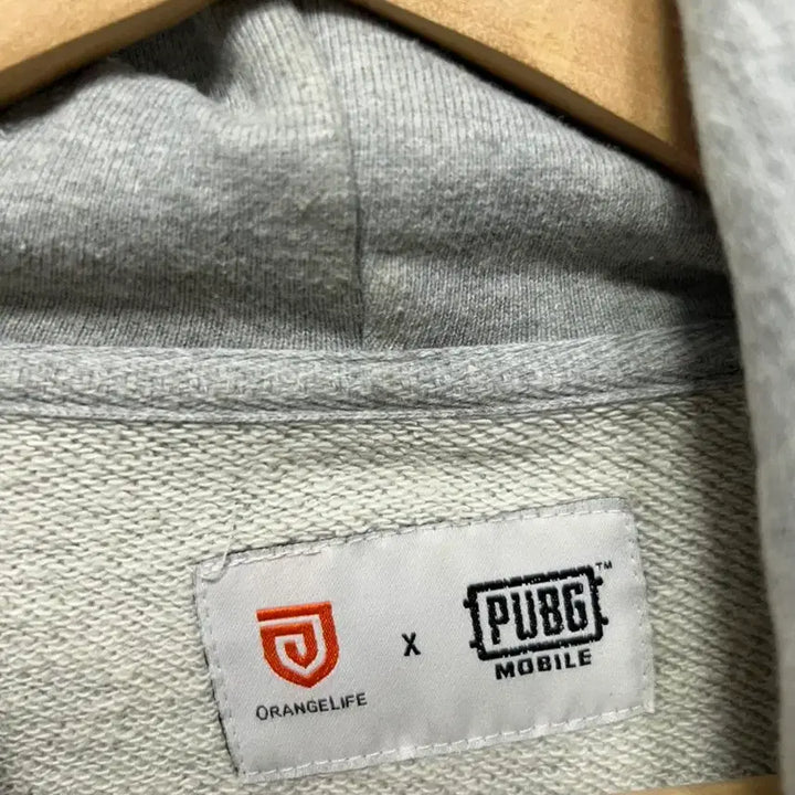 [BUNJANG] PUBG Battlegrounds Collaboration Grey Hoodie / 펍지 배틀그라운드 콜라보 회색 후드티 F