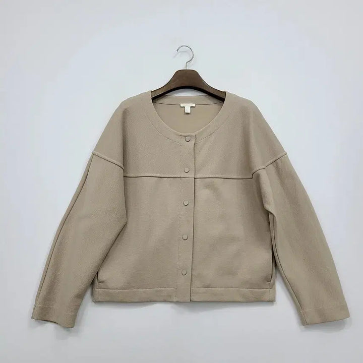 [BUNJANG] COS Beige Round Neck Cardigan S / COS 코스 베이지 라운드넥 가디건/S/앨리스/1247