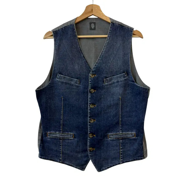 [BUNJANG] Eleventy Denim Vest - Size M / Eleventy 엘레븐티 데님 베스트 M 정품