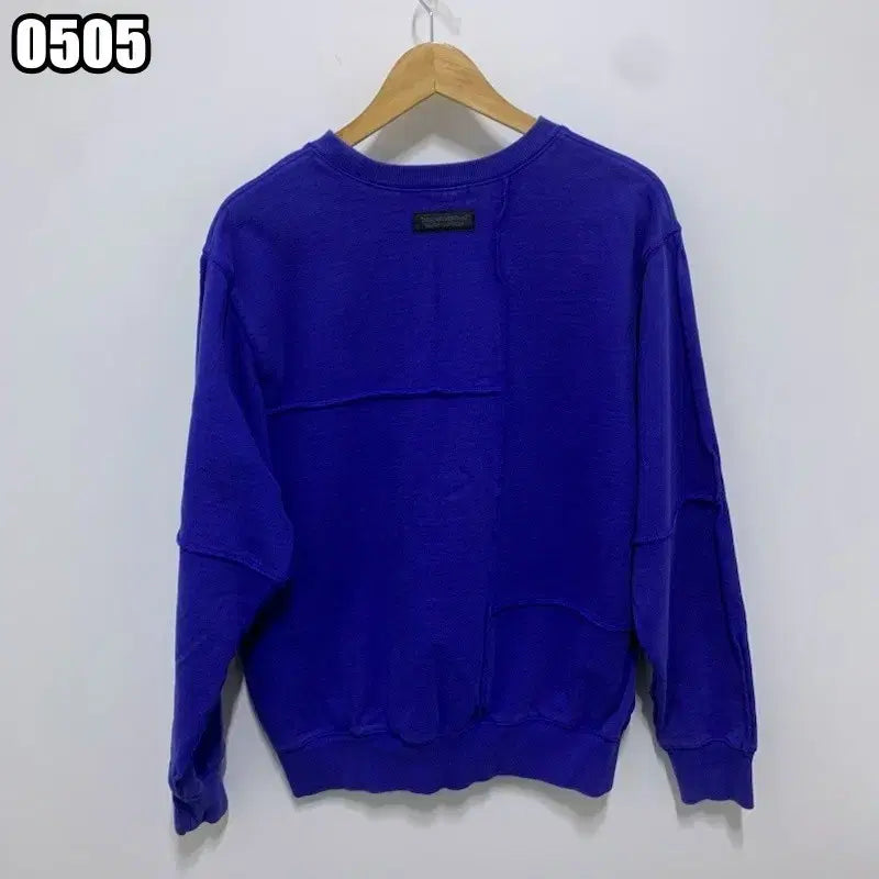 [BUNJANG] thisisneverthat CP Panel Sweatshirt Blue / M 디스이즈네버댓 CP 패널 맨투맨 블루