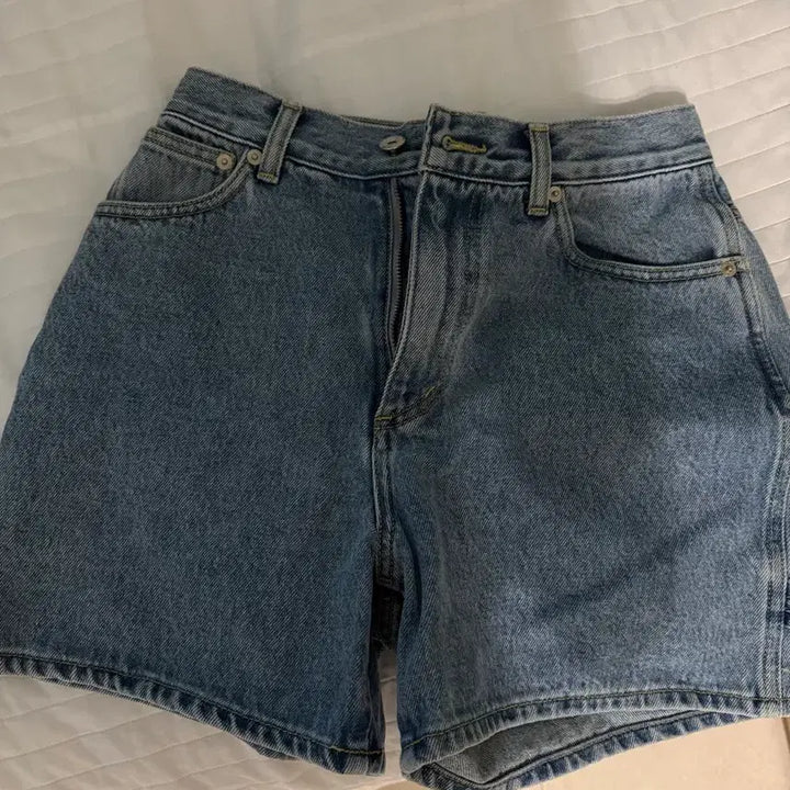 [BUNJANG] Parktoo Ohio Half Denim Shorts / 파크투 오하이오 하프데님
