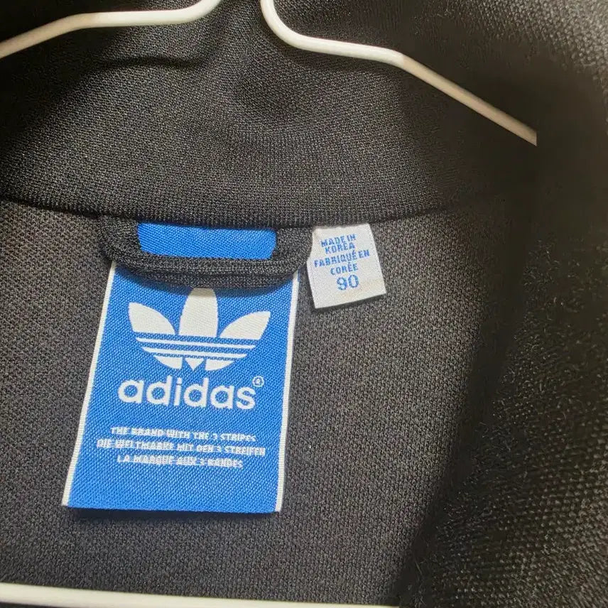 [BUNJANG] Adidas Black Three-Stripes Track Top / 아디다스 블랙 삼선 트랙탑 139번