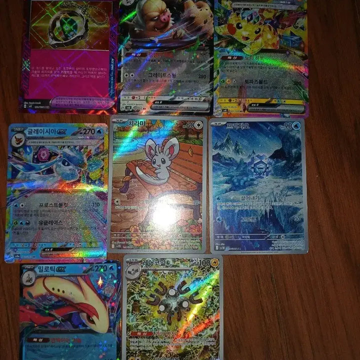 [BUNJANG] Pokemon Card Holo Set - EX / V Series / 포켓몬 카드 ex/V 홀로 카드 모음