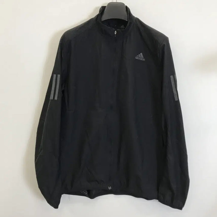 [BUNJANG] Adidas Energy Running Windbreaker Jacket Black Polyester L / 아디다스 에너지러닝 바람막이 [국내L]