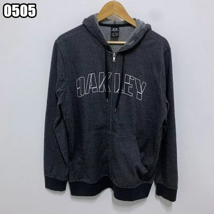 [BUNJANG] Oakley Big Logo Embroidered Hooded Zip-Up / M 오클리 빅로고 자수 후드집업