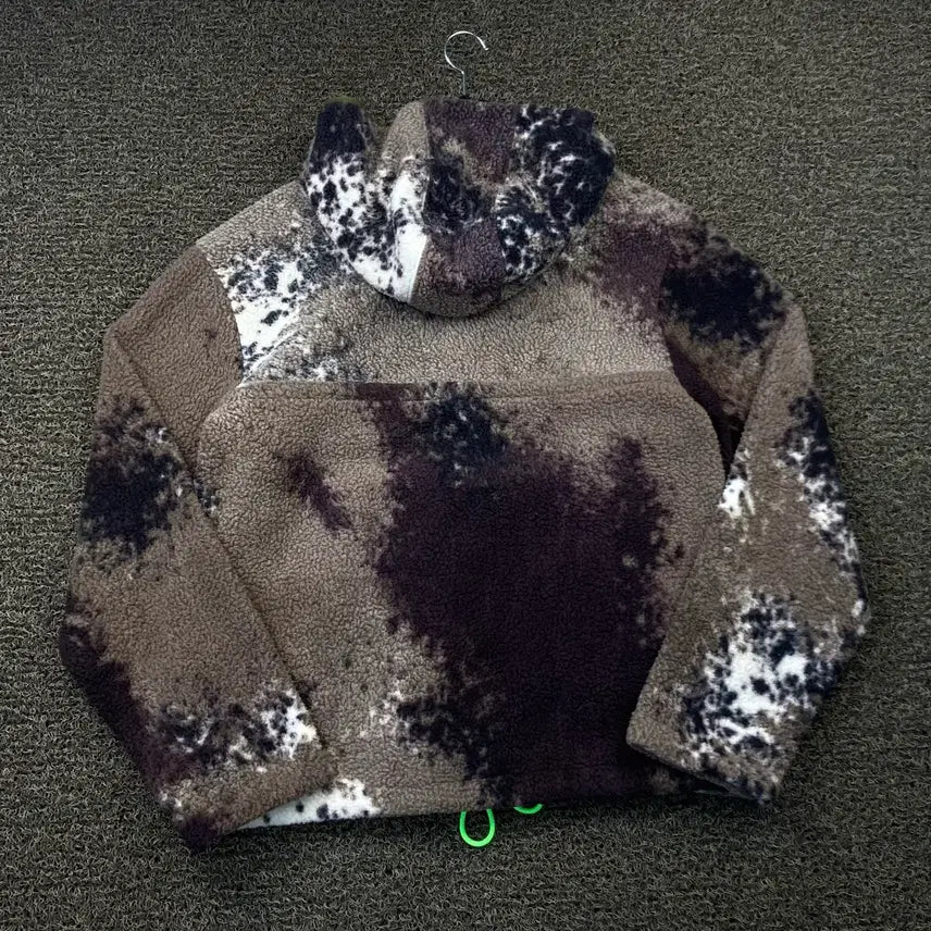 [BUNJANG] Nike Essential Pattern Half-Zip Sherpa Fleece Anorak / 나이키 에센셜 패턴 반집업 쉐르파 플리스 아노락