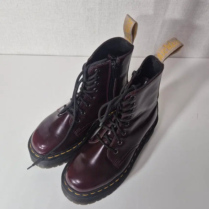 [BUNJANG] Dr. Martens Jadon Burgundy Boots / 닥터마틴 버건디 제이든 워커