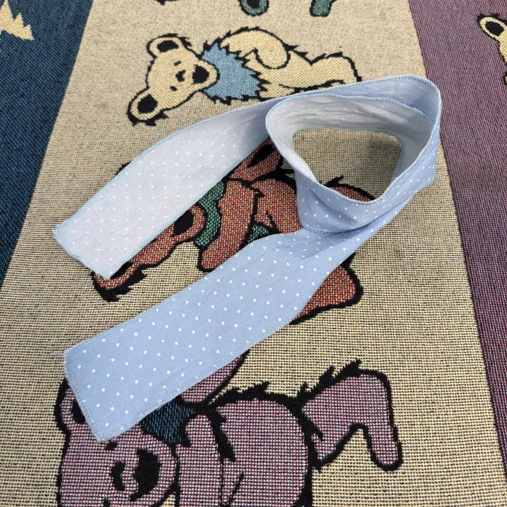 [BUNJANG] Japanese Fabric Dot and Check Print Scarf / Japanese fabric 제페니즈 페브릭 스카프